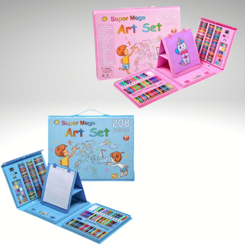Set de arte 208 piezas para niños