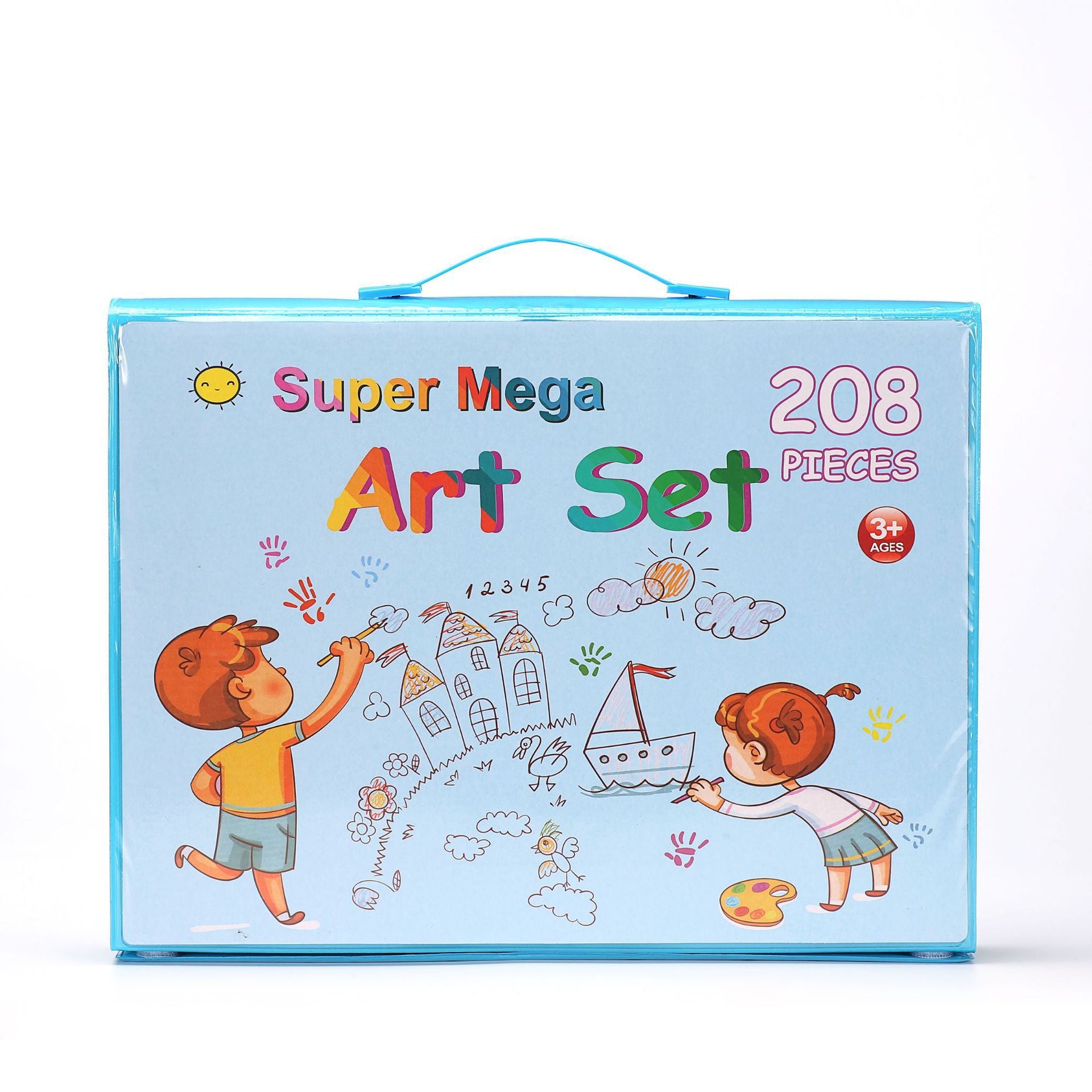 Set de arte 208 piezas para niños